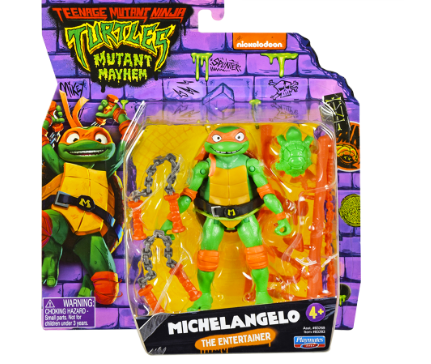 Teenage Mutant Ninja Turtles Movie Michelangelo Basic Figure