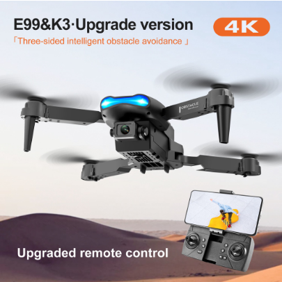 E99 Pro Drone With HD Camera Drone WiFi FPV Drone Camera 4K HD Single Camera Visual Positionin