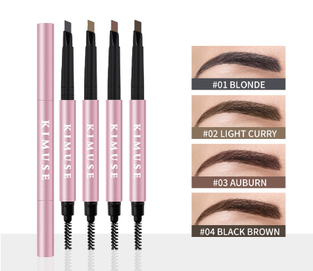 Kimuse Waterproof Eyebrow Double-headed Eyebrow Pencil Long-lasting Easy To Draw