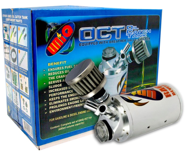 Uniq OCT Oil Catch Tank with Breather Valve and Filter