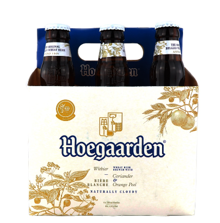Hoegaarden Beer 6 bottles