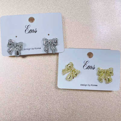 New Style Korean Geometric Metal Large Irregular Earrings