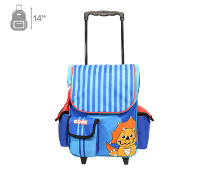 Cool Kids Dinosaur Design 14" Trolley Bag