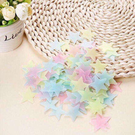 Stars Luminous Wall Stickers Kid Bedroom Home Decor