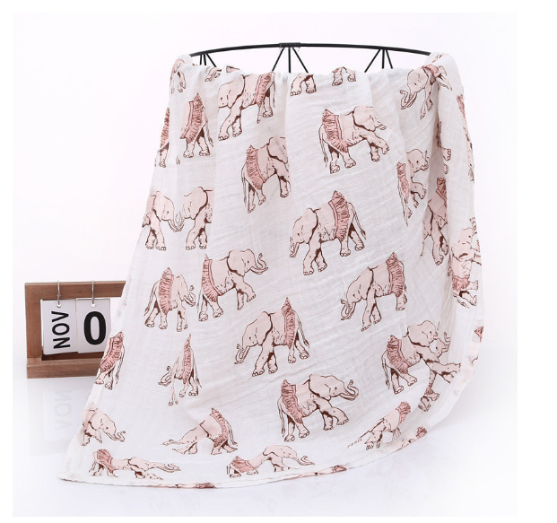 Summer Baby Blanket Muslin Gauze Breathable Sleep Swaddle Wrap Infant Quilt For Baby Bib S7