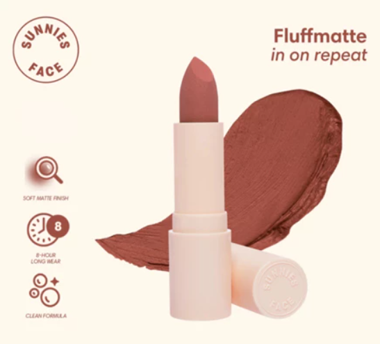 Sunnies Face Fluffmatte [Weightless Modern Matte Lipstick] (On Repeat)