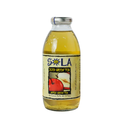 Sola Apple Green Tea 100% Natural 473ml