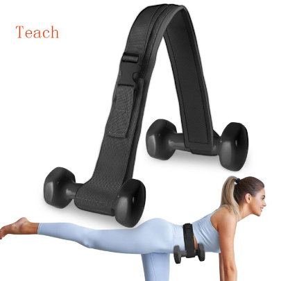 Hip Thrust Belt, Workout With Dumbbell Kettlebell For Butt Lunge Reverse Squat Glute Bridge