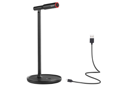 Boya BY-CM1 Desktop USB Microphone Adjustable Conference Mic with Mute Button LED Smart Noise Cancellation for Meeting Online