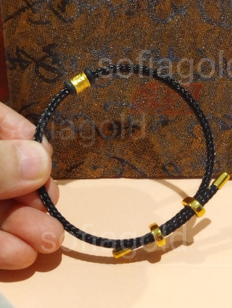 24k Gold Pawnable Lucky Bracelet
