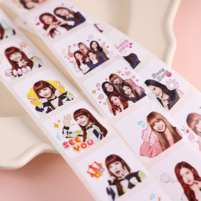 Sticker 500PCS KPOP Girl Group BLACKPINK Cute Sealing Stickers For Notebook Laptop Helmet Decal