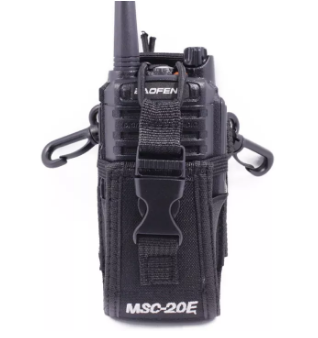 GSE MSC-20E Big Nylon Pouch Bag Carry Case for BaoFeng UV-5R UV-82 UV-XR UV-9R Plus Walkie Talkie Radio