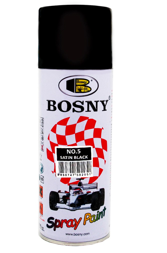 Bosny Spray Paint Satin Black