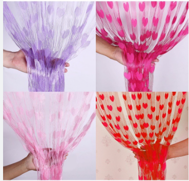 Heart Style Curtain