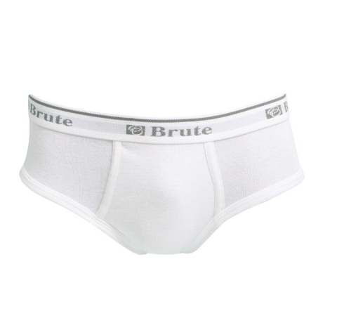 Brute Men's hipster briefs twill garter Plus Size