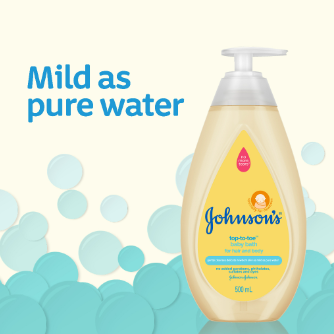 Johnson’s Newborn Routine Bundle (Top-to-Toe Bath 500ml + Free Cottontouch Oil 125ml)