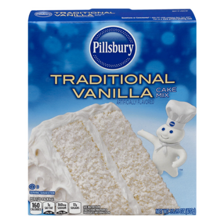 Pillsbury Traditional Vanilla Cake Mix from USA 432g