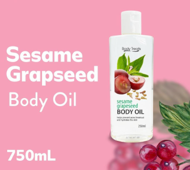 BODY TREATS Sesame Grapeseed Body Oil 250ML