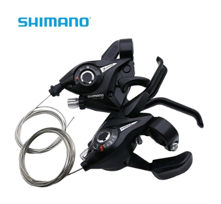1Pair Shimano V-Brake Combo 3x7 21Speed MTB Bicycle Bike Left & Right Brake Lever Shifter Combo Set