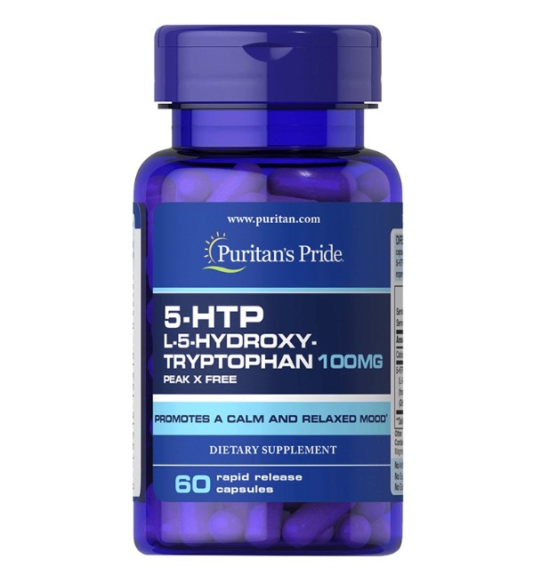 Puritans Pride 5-HTP 60 Capsules 100MG
