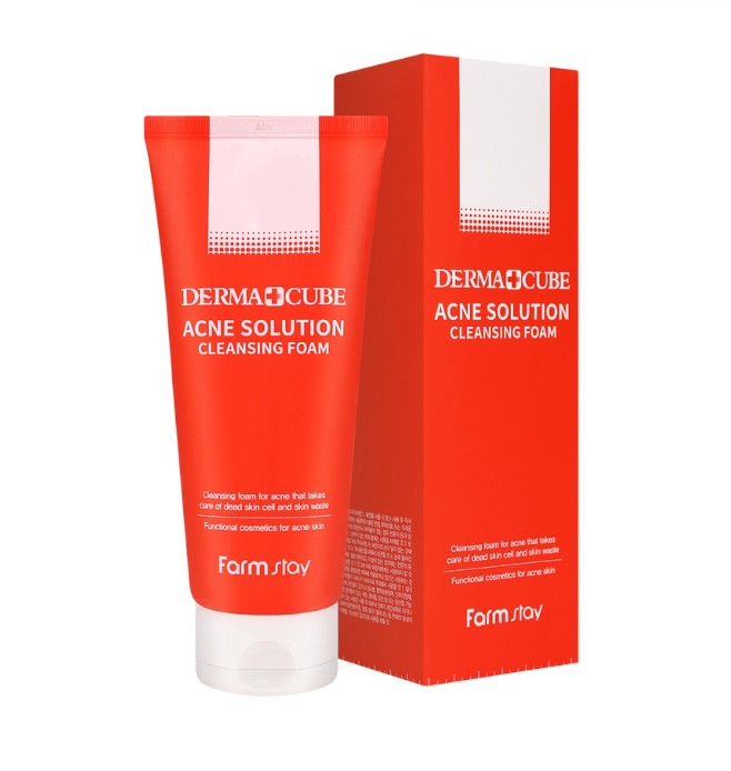 Farmstay Dermacube Acne Solution Cleansing Foam