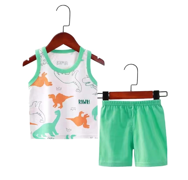 Baby Corp (0-4Y) Boy Clothes Terno for Kids Boys Fashion Sando Shorts Set Summer Tshirt D3