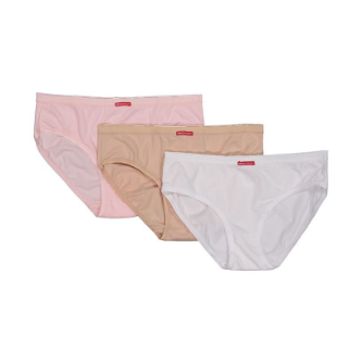 BENCH 3-In-1 Mid Rise Bikini - 1 White/ 1 Pink/ 1 Skintone
