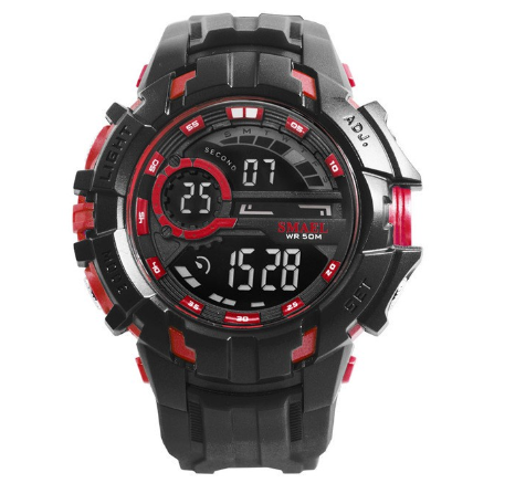 SMAEL 1610 Men LED Digital Clock Wristwatches Electronic Big Dial Men's 50M Waterproof Outdoor Sports Watch M3