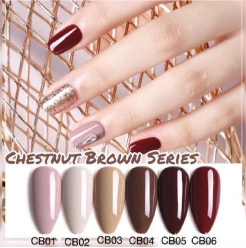 AS AnotherSexy Gel Polish CHESTNUT BROWN SERIES 15ML