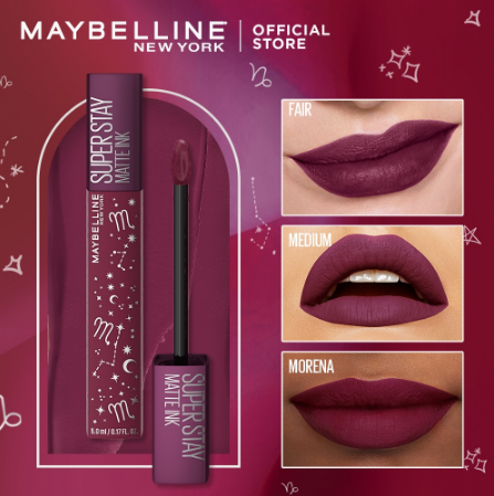 Maybelline Superstay Matte Ink Zodiac Liquid Lipstick Makeup 5 mL [ 16HR Longwear Waterproof ]