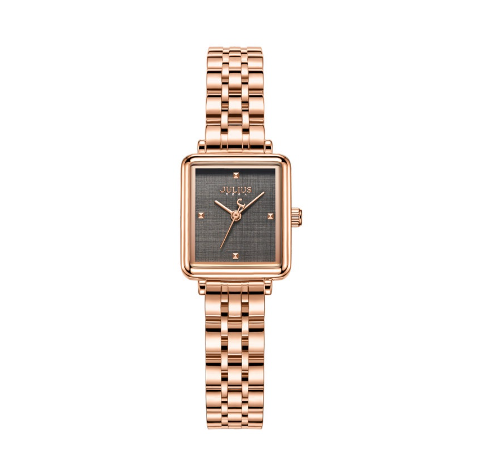 JULIUS New Fashion Small Waterproof Steel Band Women's Watch JA-1315 3