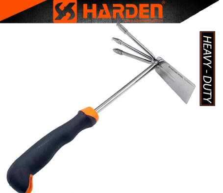 Harden 632704 Stainless Combination Hoe & Fork (Professional) Garden Tool Camping Rake