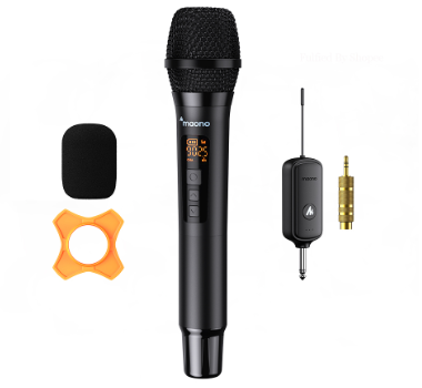 Maono WM760 Wireless Microphone Dual Handheld Microphone Professional Karaoke Mic Handheld Wireless Microphone With Receiver