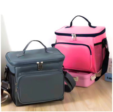 Durable Thermal Big Square Lunch Picnic Waterproof Bag Food Storage Box Detachable Shoulder Strap IP