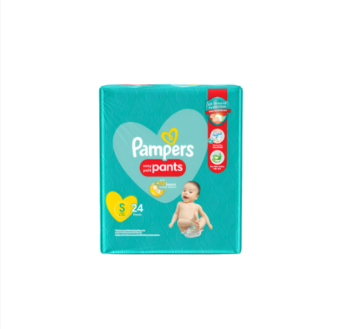 Pampers Baby Dry Pants Diapers Small 24s x 1 pack (24 pcs) - 3-8kg