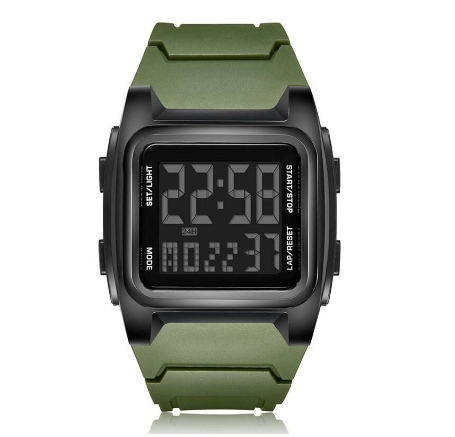 POSHI Original Men Watches Waterproof Multifunctional Men's Sports Watch Dual Time Count Down Stopwatch Digital Wrist Watch For Man 002
