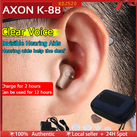 AXON K-88 Hearing Aid Rechargeable Invisible Ear Sound Amplifier For The Elderly Deaf Ear Care