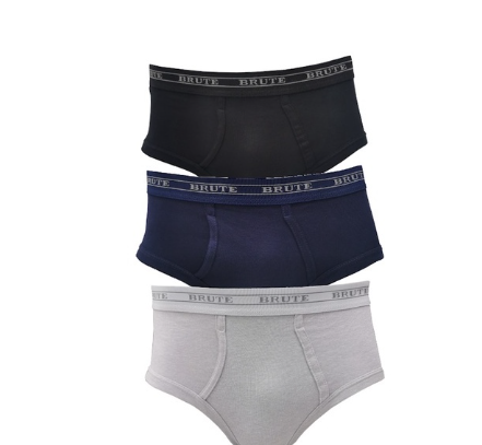 Brute Men's Traditional Hi-waist Briefs Colored (set of 3)