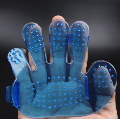 Pet Comb Dog Cat Bath Brush Shower Comb Bath Brush Glove Hand Shape