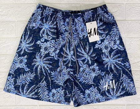 ICONIC PALM PRINTED TASLAN SHORTS