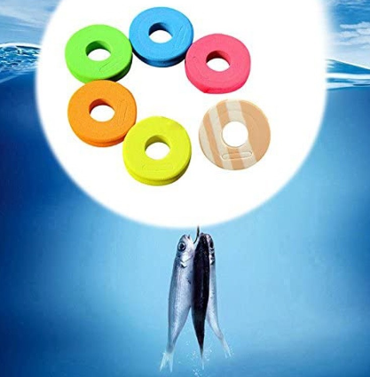 10Pcs EVA Foam Spools Fishing Winding Board Hook Line Tackle Trace Wire Swivel Tackle Fish Line Tools Accessories