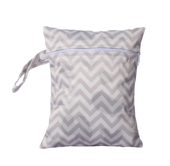 25x20cm Printed Pocket Wet Bag Waterproof Reusable Nappy Bags PUL Travel Baby Nappy Mini Size Wet Dry Bags Wetbags d15