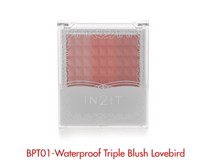 IN2IT Waterproof Triple Blusher Make-Up 01-BPT