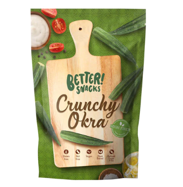 Better Snacks Okra Chips 35g