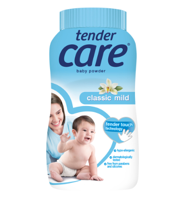 Tender Care Classic Mild Hypo-Allergenic Baby Powder 100g