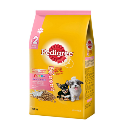 PEDIGREE Dog Food for Puppy – NutriDefense Mini for Small Breed Dogs Milk Flavor, 1.3kg.
