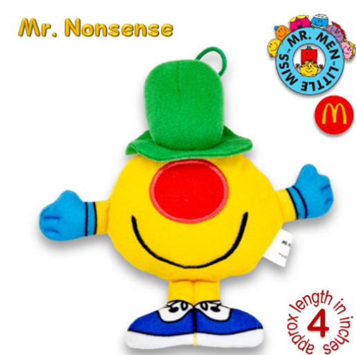 Mr Men Little Miss McDo Hanging Plushies Bag Charm Stuffed Toys McDo38