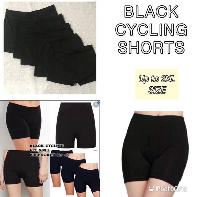 10pcs Negosyo Bundles of Cycling Plain black Assorted