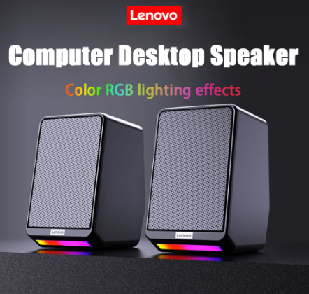Lenovo Ts38 Computer Speaker Led Tv Soundbar computer speaker desktop Interface/3.5Mm Audio/Usb Power