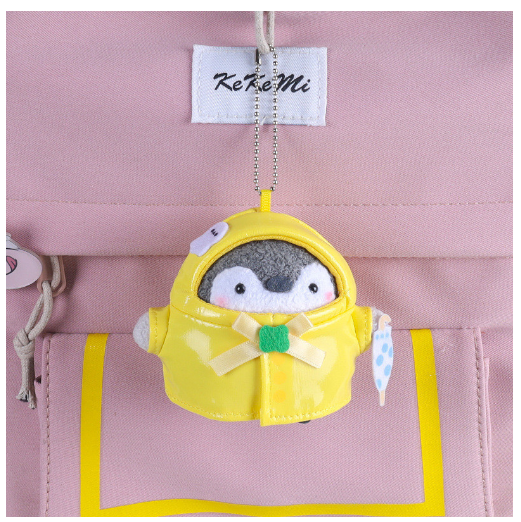 Koi Penguin Plush Doll Small Pendant Bag Pendant Charm Doll Keychain Toy Doll F4